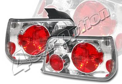 BMW 3 Series 4DR 4 Car Option Altezza Taillights - V2 - Chrome - LT-B364A2-KS