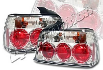 BMW 3 Series 4DR 4 Car Option Altezza Taillights - Chrome - LT-B364A-KS