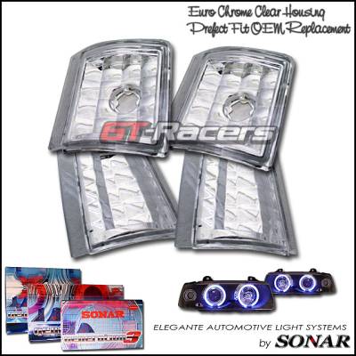 Euro  Chrome Clear Corner Lights