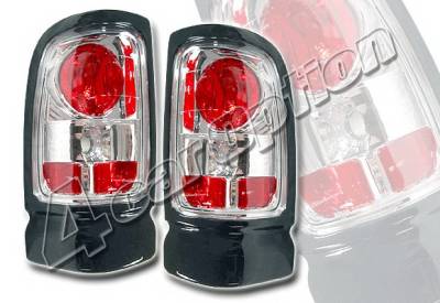 Dodge Ram 4 Car Option Altezza Taillights - Chrome - LT-DR94A-YD