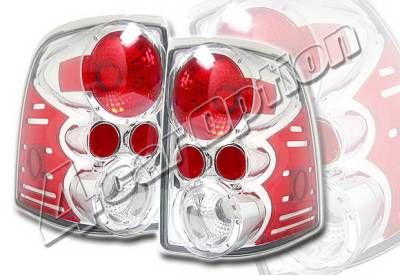 Ford Explorer 4 Car Option Altezza Taillights - V2 - Chrome - LT-FER02A-KS