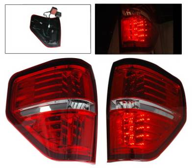 Ford F150 4CarOption LED Taillights - LT-FF09LEDRC-KS