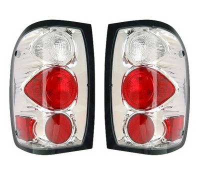 Ford Ranger 4 Car Option Altezza Taillights - Chrome - LT-FR93A-YD