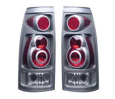 Chevrolet CK Truck 4 Car Option 3D Style Taillights - Titanium - LT-GC88DT-9