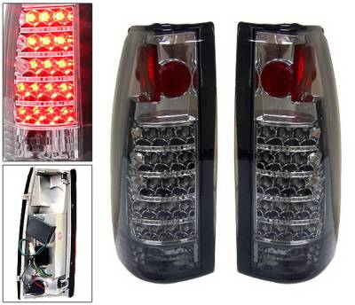 Chevrolet C10 4 Car Option LED Altezza Taillights - Smoke - LT-GC88SM-LED