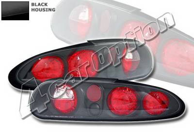 Chevrolet Camaro 4 Car Option Altezza Taillights - Black - LT-GCC93JB-YD