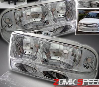 Crystal Headlights With Bumper Lights