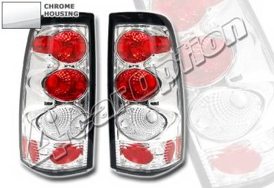 Chevrolet Silverado 4 Car Option Altezza Taillights - Version 2 - Chrome - LT-GSV99A2-KS