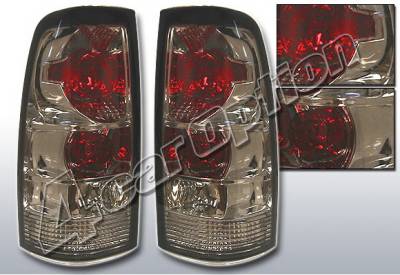 Chevrolet Silverado 4 Car Option Altezza Taillights - Smoke - LT-GSV99B-KS