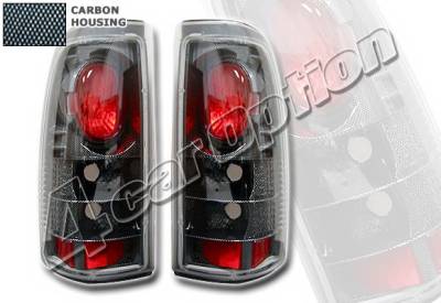 Chevrolet Silverado 4 Car Option Altezza Taillights - Carbon Fiber Style - LT-GSV99F-YD