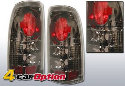 Chevrolet Silverado 4 Car Option Altezza Taillights - Gunmetal - LT-GSV99G-YD