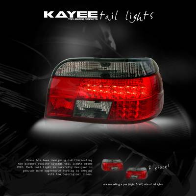 JDM LED Smoked LED Tail Lights