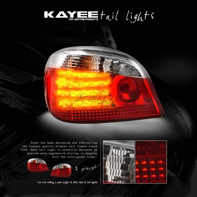 Clear  LED Tail Lights