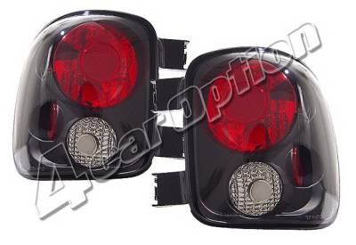 Chevrolet Silverado 4 Car Option Taillights - Black - LT-GSV99SJB-KS