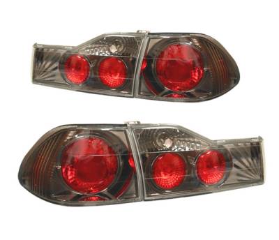 Honda Accord 4DR 4 Car Option Altezza Taillights - Gunmetal - LT-HA014G-YD