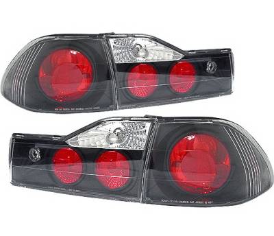 Honda Accord 4DR 4 Car Option Altezza Taillights - Black - LT-HA014JB-YD