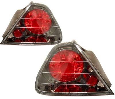 Honda Accord 2DR 4 Car Option Altezza Taillights - Gunmetal - Side - 2PC - LT-HA982G-YD