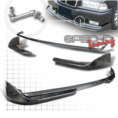 BMW 3 Series Custom Disco M3 Front Bumper Lip - LPF-E36M3CF-PU