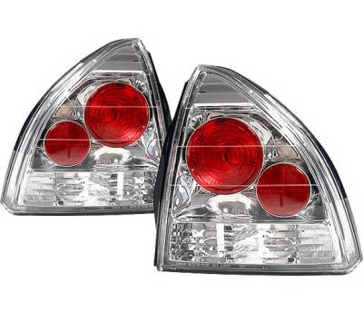 Honda Prelude 4 Car Option Altezza Taillights - Chrome - LT-HP92A-YD