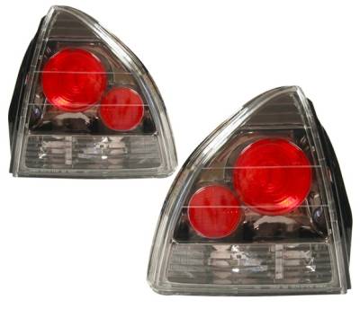 Honda Prelude 4 Car Option Altezza Taillights - Gunmetal - LT-HP92G-YD