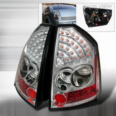 Chrysler 300 Custom Disco Chrome LED Taillights - LT-300C05CLED