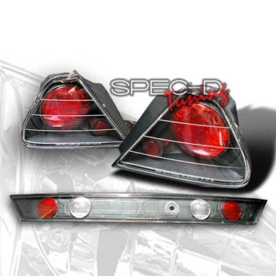 Honda Accord 2DR Custom Disco Carbon Fiber Taillights - LT-ACD982CF-YD