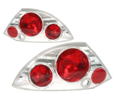 Mitsubishi Eclipse 4 Car Option Altezza Taillights - Chrome - LT-ME00A-YD