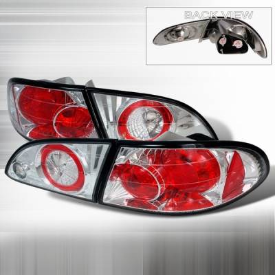 Toyota Corolla Custom Disco Chrome Taillights - LT-COR98-YD