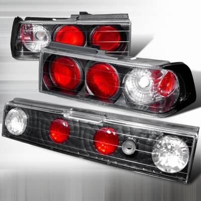 Honda Civic Custom Disco Carbon Fiber Taillights - LT-CV88CF3-YD