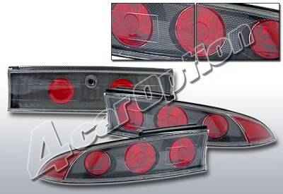 Mitsubishi Eclipse 4 Car Option Altezza Taillights - V2 - Carbon Fiber Style - LT-ME953F3-KS