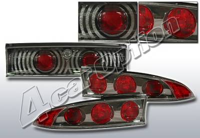 Mitsubishi Eclipse 4 Car Option Altezza Taillights - V2 - Gunmetal - LT-ME953G-KS