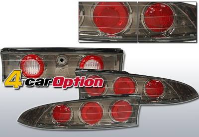 Mitsubishi Eclipse 4 Car Option Altezza Taillights - V3 - Gunmetal - LT-ME95G3-YD