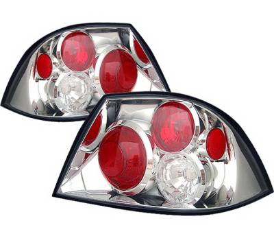 Mitsubishi Lancer 4 Car Option Altezza Taillights - Chrome - LT-ML03A-YD