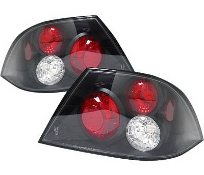 Mitsubishi Lancer 4 Car Option Altezza Taillights - Black - LT-ML03JB-YD