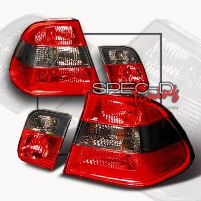 BMW 3 Series Custom Disco Smoke Taillights - LT-E46994G-TM