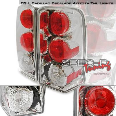 Cadillac Escalade Custom Disco Chrome Taillights - LT-ECLD02-YD