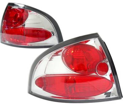 Nissan Sentra 4 Car Option Altezza Taillights - Chrome - LT-NS00A-KS