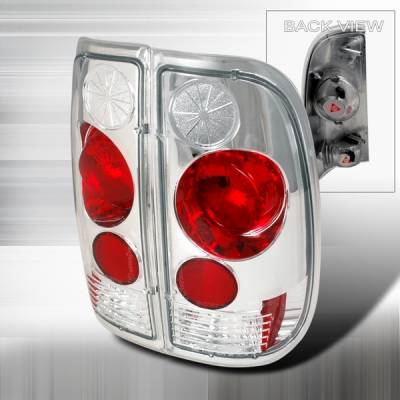 Ford F150 Custom Disco Chrome Taillights - LT-F15097-YD