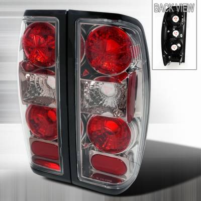 Nissan Frontier Custom Disco Gunmetal Taillights - LT-FRO98G-YD