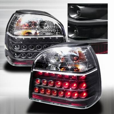 Volkswagen Golf Custom Disco Black LED Taillights - LT-GLF93JMLED