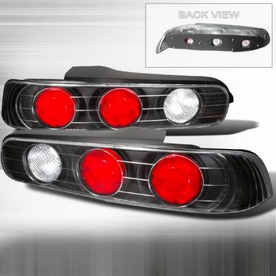 Acura Integra 2DR Custom Disco JDM Black Taillights - LT-INT942JM-YD