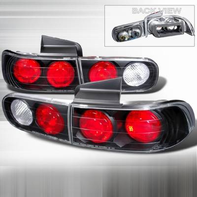 Acura Integra 4DR Custom Disco Black Taillights - LT-INT944JM-YD