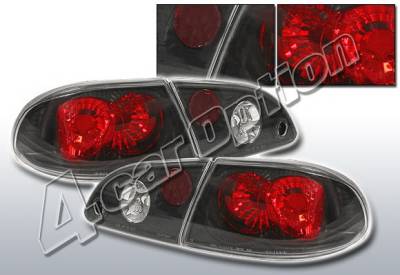 Toyota Corolla 4 Car Option Altezza Taillights - Black - LT-TCL98B-KS