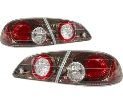 Toyota Corolla 4 Car Option Altezza Taillights - Gunmetal - LT-TCL98G-YD