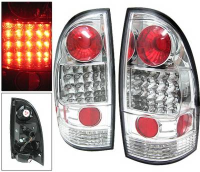 Toyota Tacoma 4 Car Option LED Taillights - Chrome - LT-TTA05LEDC-YD