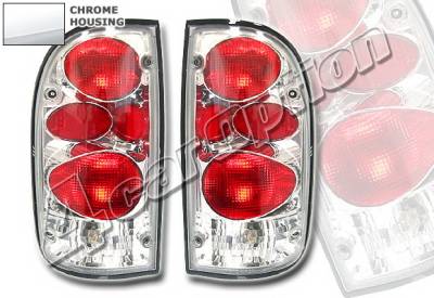 Toyota Tacoma 4 Car Option Altezza Taillights - Chrome - LT-TTA95A-KS