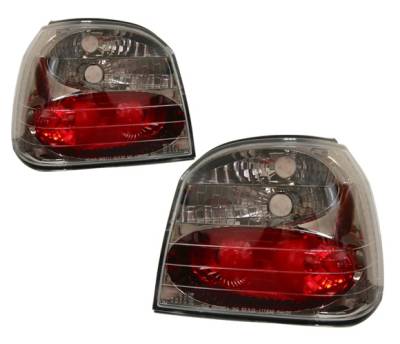 Volkswagen Golf 4 Car Option Altezza Taillights - Gunmetal - LT-VG92G-YD