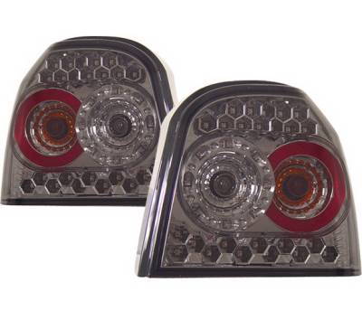 Volkswagen Golf 4 Car Option LED Taillights - Smoke - LT-VG92LEDSM-KS