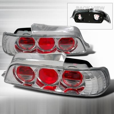 Honda Prelude Custom Disco Chrome Taillights - LT-PL97-YD