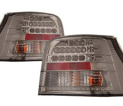 Volkswagen Golf 4 Car Option LED Taillights - Smoke - LT-VG99LEDSM-KS